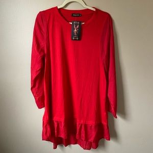 Red tunic or dress